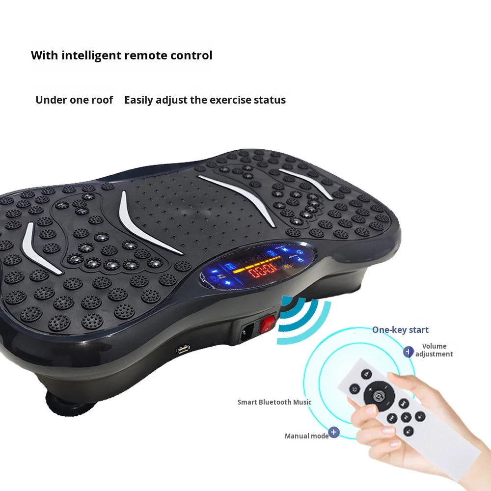 High Quality Home Fitness Vibration Plate Magnetic Therapy Sport Massagers for Fat Burning Exercise Vertical Direction