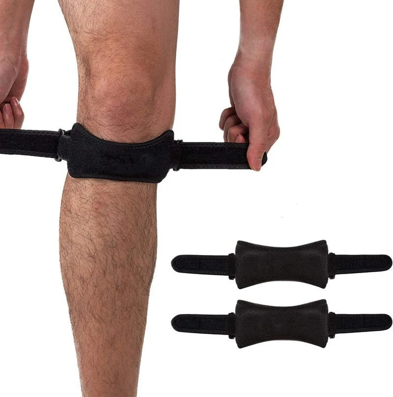 LEYAO Adjustable Patella Knee Strap Pain Relief Knee Brace for Sports Running Hiking & Joint Support