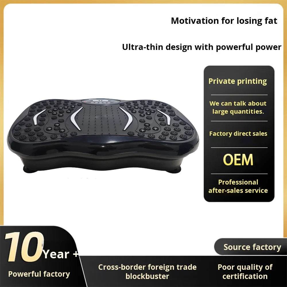 High Quality Home Fitness Vibration Plate Magnetic Therapy Sport Massagers for Fat Burning Exercise Vertical Direction