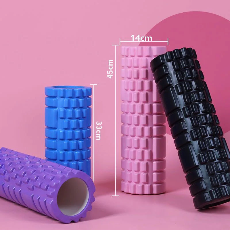 EVA Foam Yoga Roller Fitness Balance Relaxation Workout for Gym Home Body Calves Muscles Sport Accessories