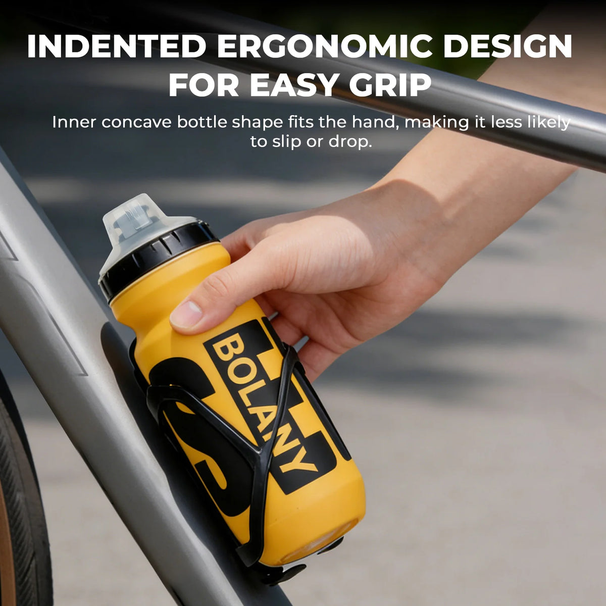 BOLANY 610ml Water Bottle Cycling PP5 Portable Sport Water Bottle Outdoor Sport Camping Running Sport GYM Bicycle