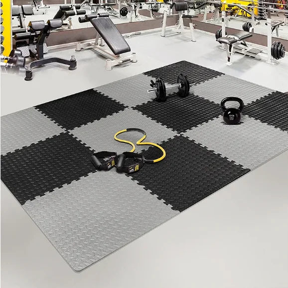 Interlocking Foam Floor Mat – Home Gym Protection