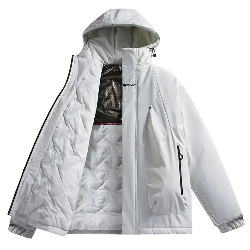 Autumn Winter Sport Jacket Waterproof Windproof Coat Unisex Outdoor Sport Hiking Running Mountaineering Hooded Casual Sport Coat